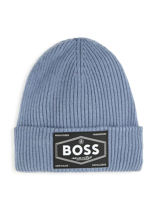 Zdjęcie produktu Hugo Boss Kids Czapka w kolorze błękitnym rozmiar: 158 / 164