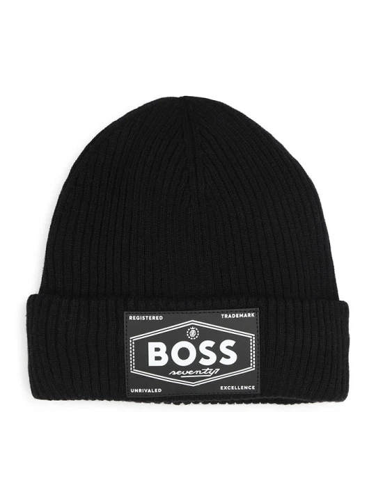 Zdjęcie produktu Hugo Boss Kids Czapka w kolorze czarnym rozmiar: 158 / 164