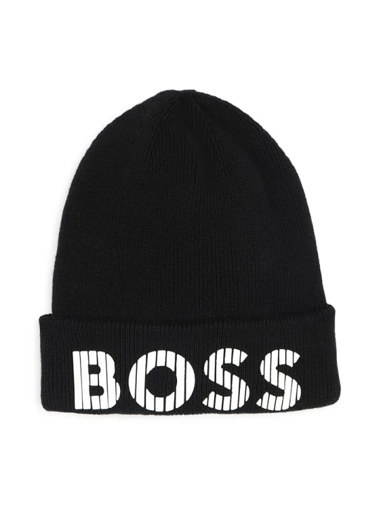 Zdjęcie produktu Hugo Boss Kids Czapka w kolorze czarnym rozmiar: 116-152
