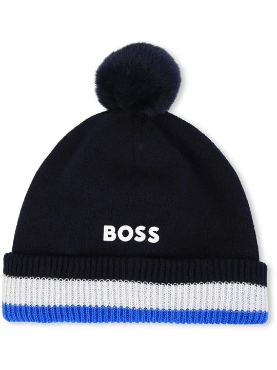 Zdjęcie produktu Hugo Boss Kids Czapka w kolorze granatowym rozmiar: 48-50 cm