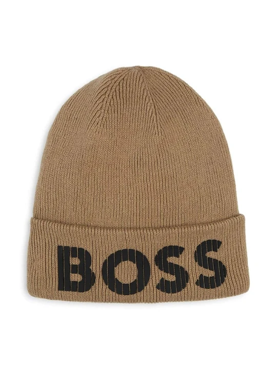 Zdjęcie produktu Hugo Boss Kids Czapka w kolorze jasnobrązowym rozmiar: 116-152