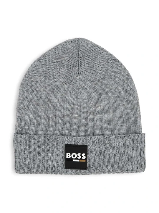 Zdjęcie produktu Hugo Boss Kids Czapka w kolorze szarym rozmiar: 116-152