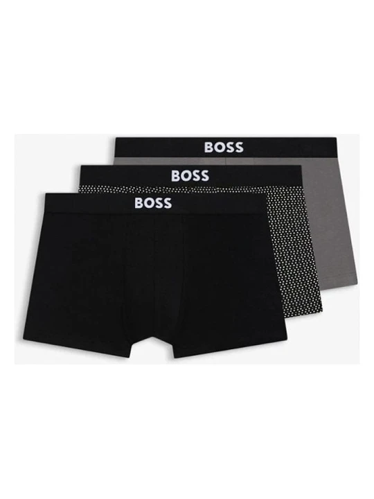 Zdjęcie produktu Hugo Boss Underwear Bokserki (3 pary) w kolorze czarnym i szarym rozmiar: M