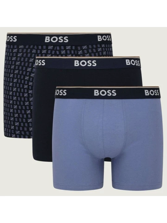 Zdjęcie produktu Hugo Boss Underwear Bokserki (3 pary) w kolorze granatowym i niebieskim rozmiar: XXL