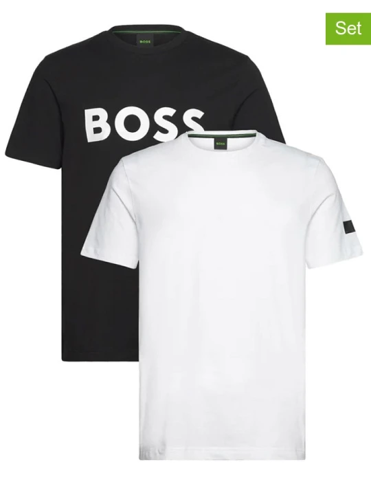 Zdjęcie produktu Hugo Boss Underwear Koszulki (2 szt.) w kolorze białym i czarnym rozmiar: XL