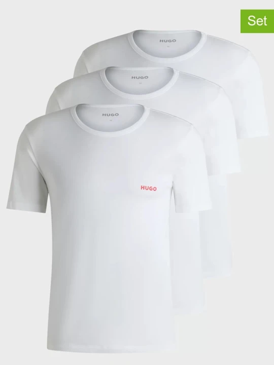 Zdjęcie produktu Hugo Boss Underwear Koszulki (3 szt.) w kolorze białym rozmiar: M