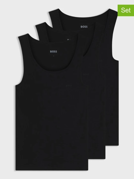 Zdjęcie produktu Hugo Boss Underwear Podkoszulki (3 szt.) w kolorze czarnym rozmiar: XXL