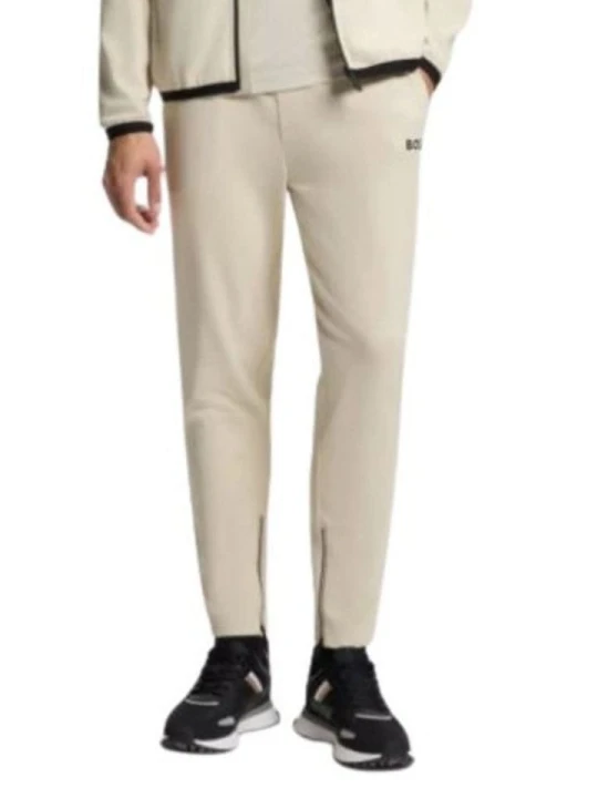Zdjęcie produktu Hugo Boss Underwear Spodnie dresowe w kolorze beżowym rozmiar: S