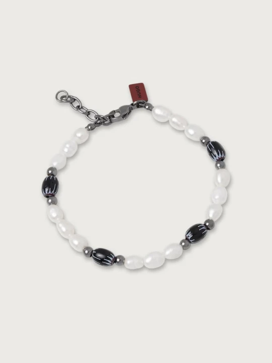 Zdjęcie produktu HUGO bransoletka E-SHELLBEADS3-BRA biały
