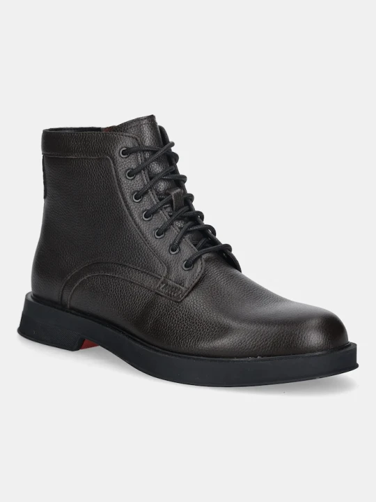 Zdjęcie produktu HUGO buty skórzane Lenner brązowy