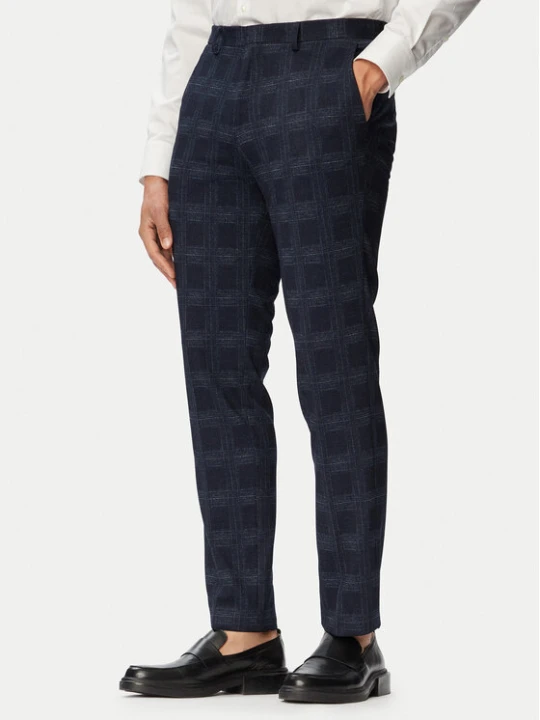 Zdjęcie produktu HUGO Chinosy Hesten263X-H 50565367 Granatowy Slim Fit