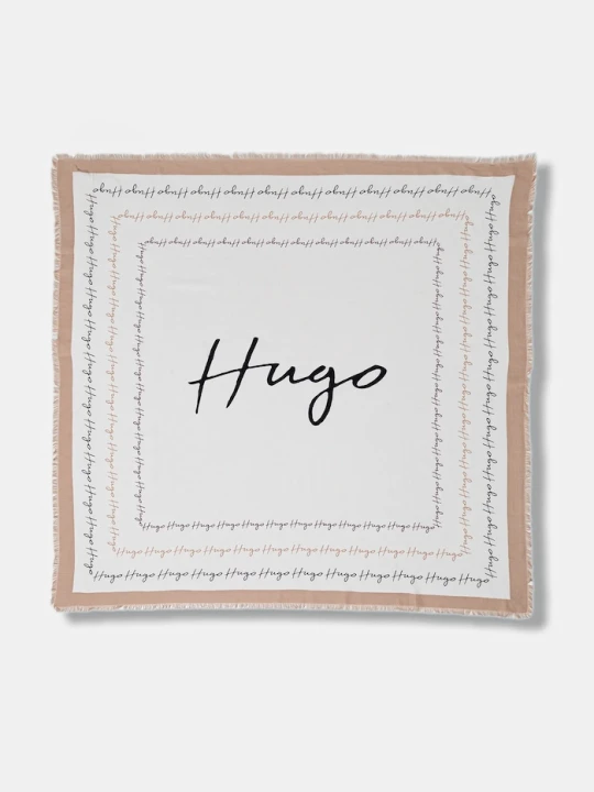 Zdjęcie produktu HUGO chusta damska Alycia biały