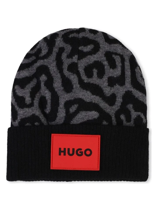 Zdjęcie produktu HUGO Czapka beanie w kolorze czarnym rozmiar: 158 / 164