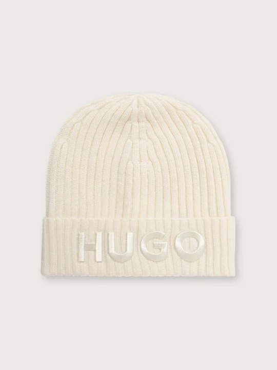 Zdjęcie produktu HUGO czapka damska wełniana Unisex X 565-3 beżowy