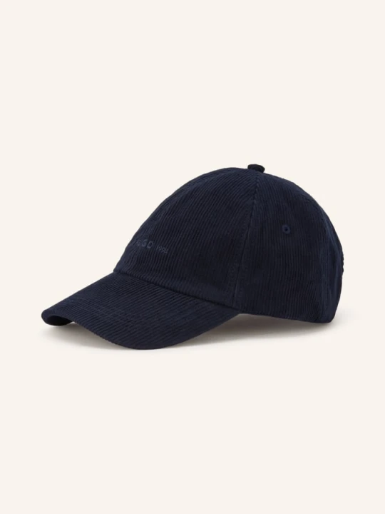 Zdjęcie produktu Hugo Czapka Z Sztruksu Mett blau GRANATOWY