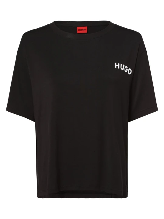 Zdjęcie produktu HUGO koszulka od piżamy Kobiety wiskoza czarny