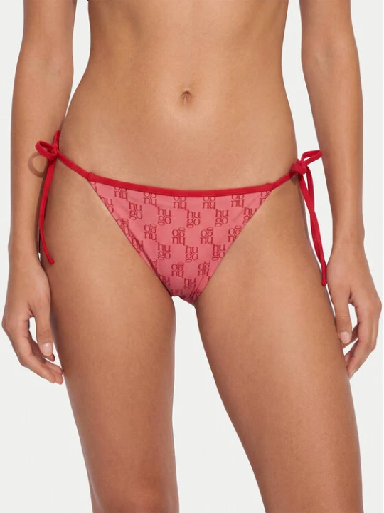 Zdjęcie produktu HUGO Dół od bikini Monogram Side Tie 50555665 Różowy