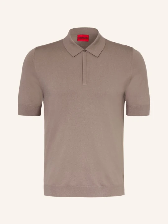 Zdjęcie produktu Hugo Dzianinowa Koszulka Polo San Peter braun
