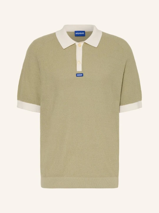 Zdjęcie produktu Hugo Dzianinowa Koszulka Polo Siablo beige