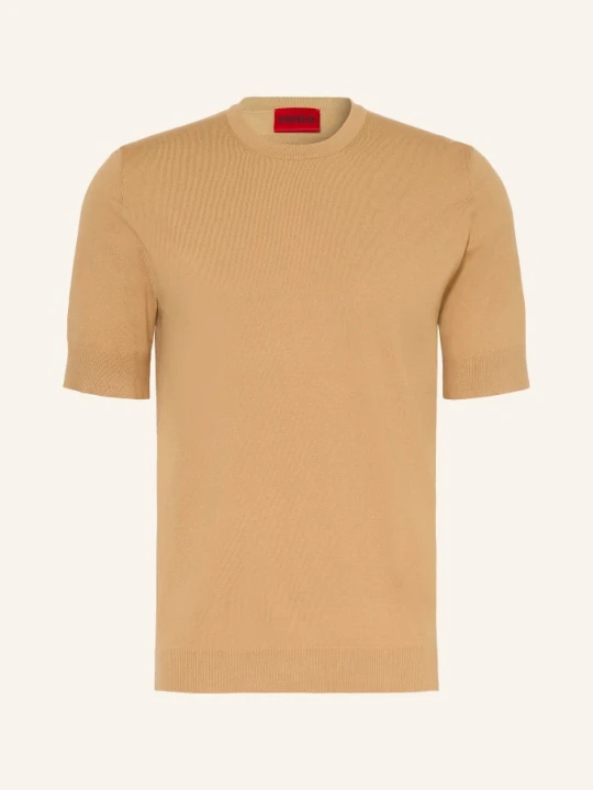 Zdjęcie produktu Hugo Dzianinowa Koszulka San Carl beige
