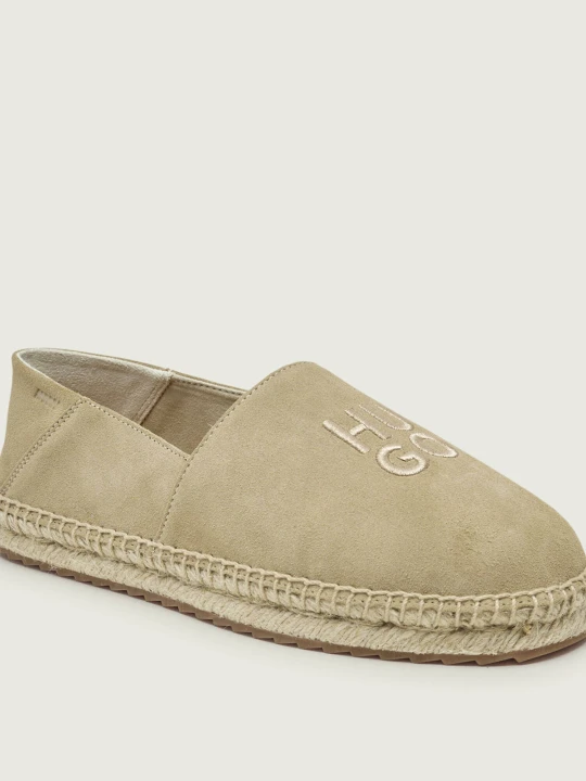 Zdjęcie produktu HUGO Espadryle Sannes_slon_sd | zamsz beżowy