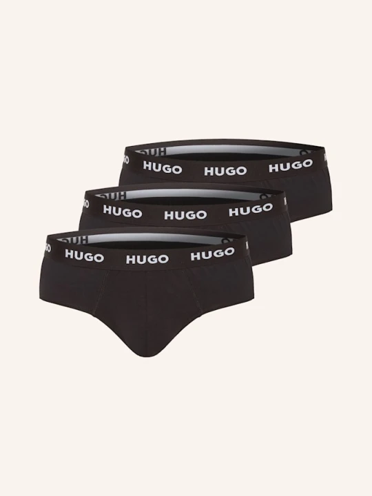 Zdjęcie produktu Hugo Figi, 3 Szt. schwarz CZARNY