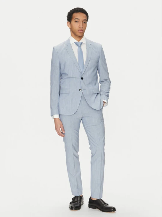 Zdjęcie produktu HUGO Garnitur Arti / Hesten232X 50540341 Błękitny Extra Slim Fit Niebieski jasny