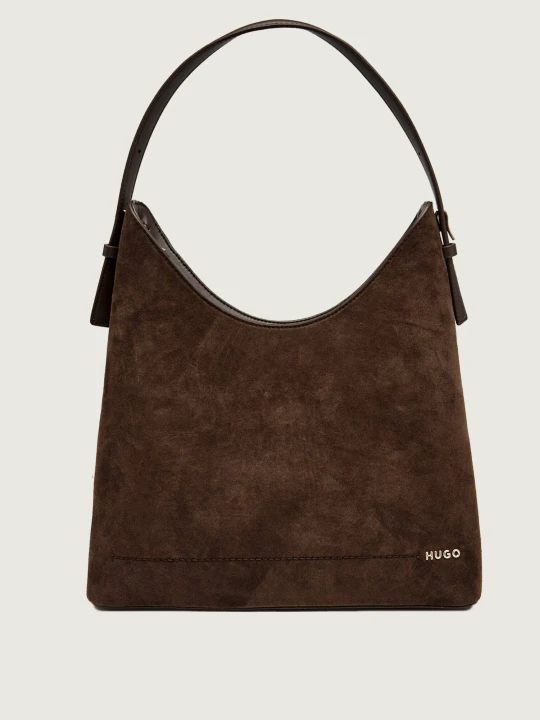 Zdjęcie produktu HUGO Hobo Yorih S | zamsz brązowy