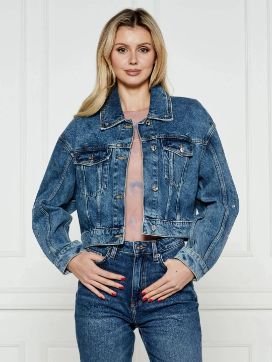 Zdjęcie produktu HUGO Jeansowa kurtka Gisolia | Regular Fit niebieski