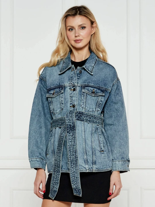 Zdjęcie produktu HUGO Jeansowa kurtka ICON_1 | Relaxed fit niebieski