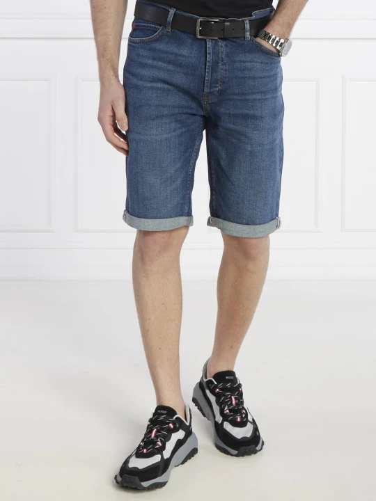 Zdjęcie produktu HUGO Jeansowe szorty 634/S | Tapered granatowy