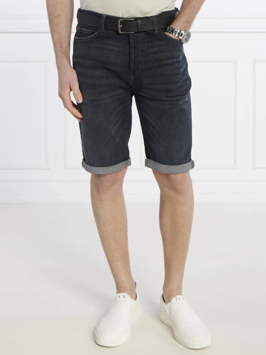 Zdjęcie produktu HUGO Jeansowe szorty HUGO 634 / S | Tapered fit granatowy