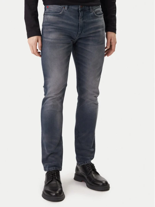 Zdjęcie produktu HUGO Jeansy 50555167 Granatowy Regular Fit