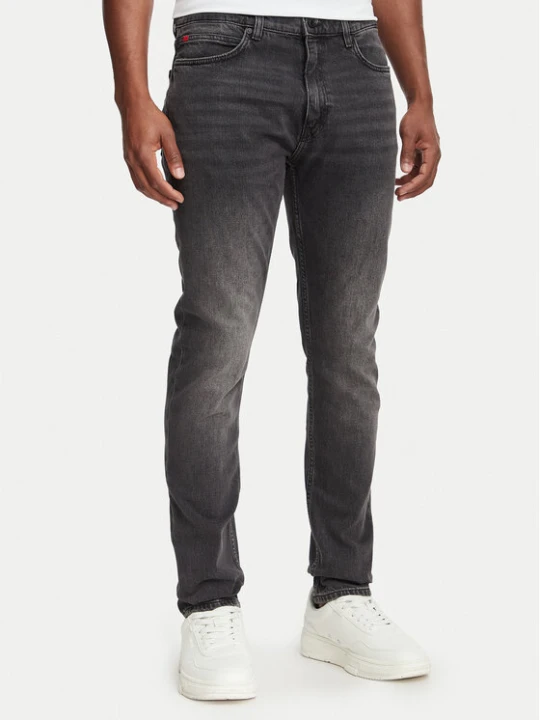 Zdjęcie produktu HUGO Jeansy 50561248 Szary ciemny Extra Slim Fit