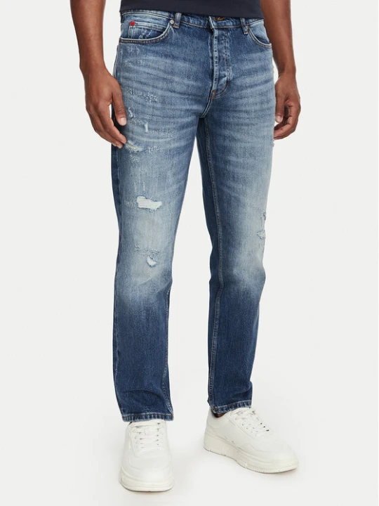 Zdjęcie produktu HUGO Jeansy 50561463 Niebieski Tapered Fit