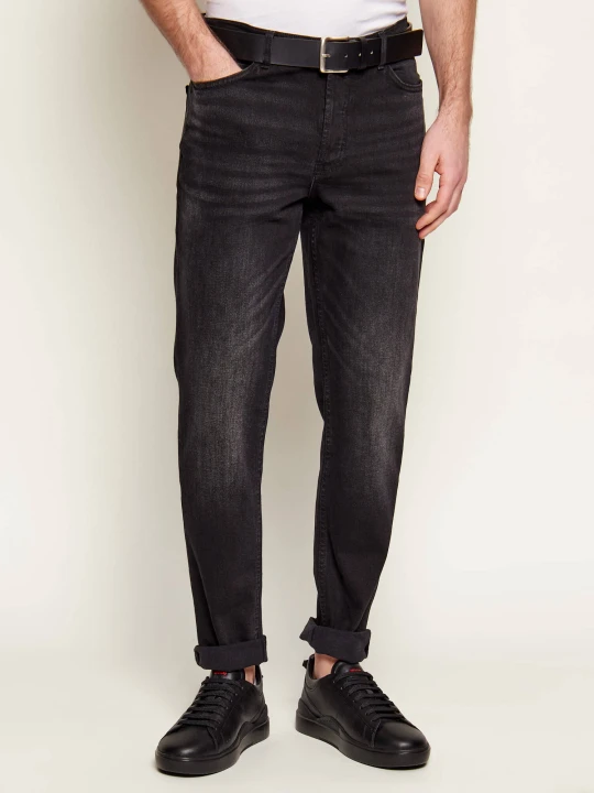 Zdjęcie produktu HUGO Jeansy 634 | Tapered fit grafitowy