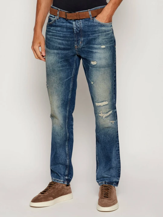 Zdjęcie produktu HUGO Jeansy 634 | Tapered fit niebieski
