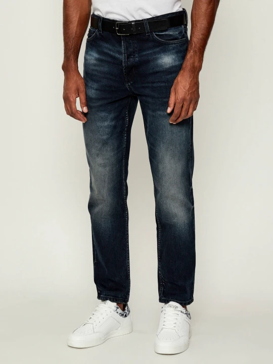 Zdjęcie produktu HUGO Jeansy 634 | Tapered fit granatowy