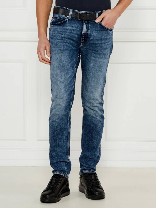 Zdjęcie produktu HUGO Jeansy 708 | Slim Fit granatowy