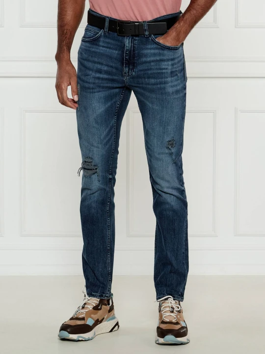 Zdjęcie produktu HUGO Jeansy 708 | Slim Fit granatowy