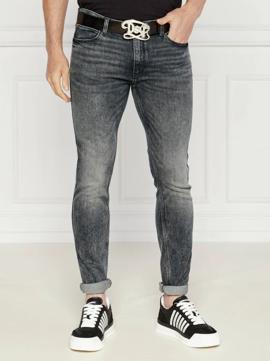 Zdjęcie produktu HUGO Jeansy 734 | Extra slim fit grafitowy