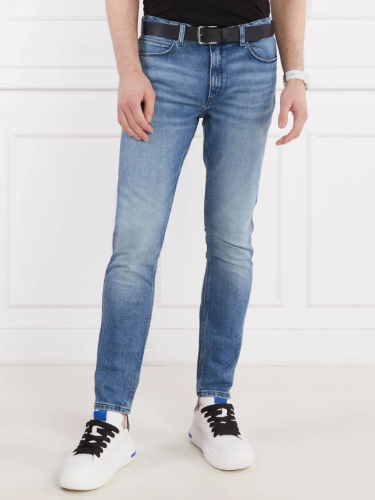 Zdjęcie produktu HUGO Jeansy 734 | Extra slim fit granatowy
