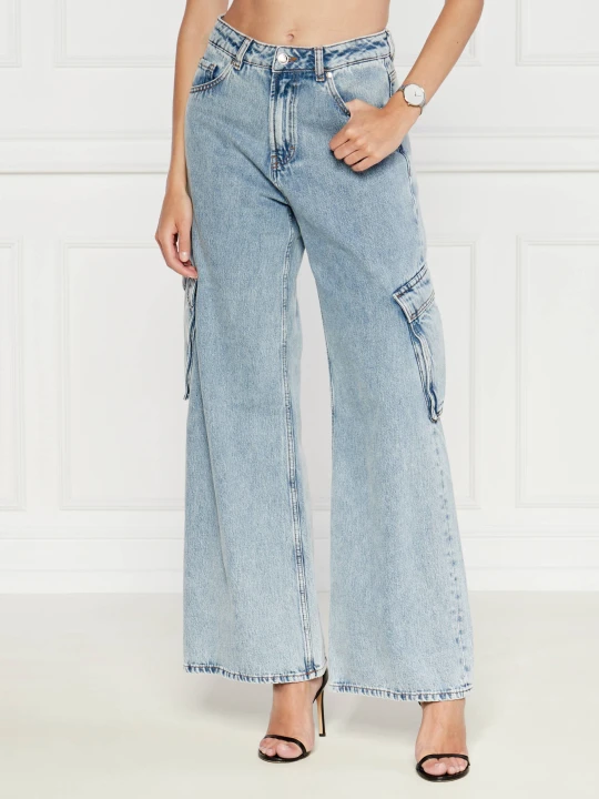 Zdjęcie produktu HUGO Jeansy | flare fit niebieski