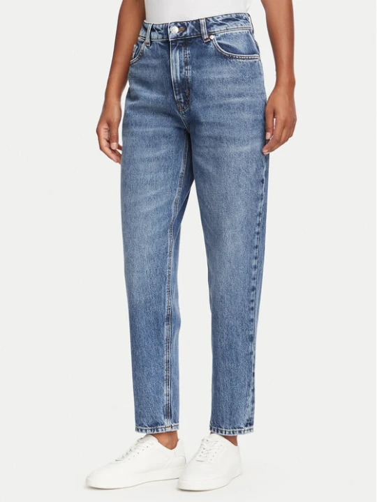 Zdjęcie produktu HUGO Jeansy Garlene 50563517 Granatowy Mom Fit