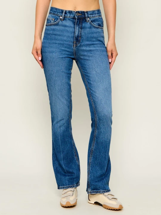 Zdjęcie produktu HUGO Jeansy Geflare_2 | flare fit | high waist niebieski