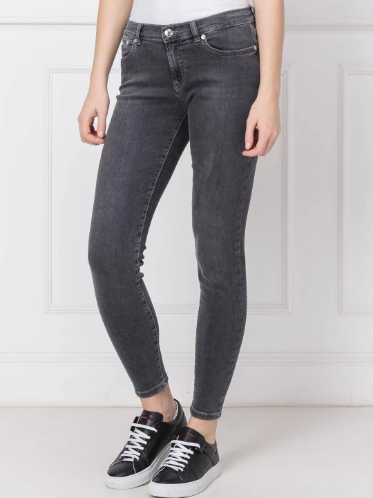 Zdjęcie produktu HUGO Jeansy Gilljana / 6 | Skinny fit | mid rise czarny