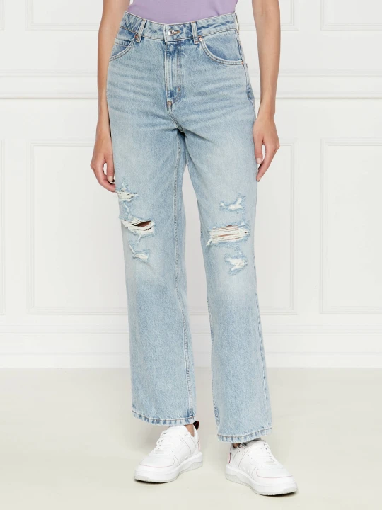 Zdjęcie produktu HUGO Jeansy Gisanna | Relaxed fit niebieski