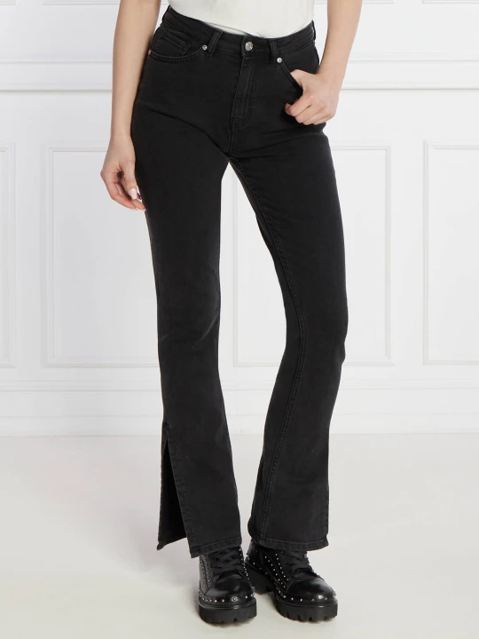 Zdjęcie produktu HUGO Jeansy Gwendolyn_1 | flare fit | high waist czarny