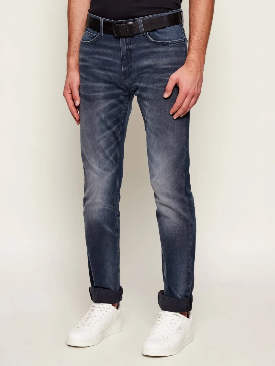Zdjęcie produktu HUGO Jeansy Hugo 708 | Slim Fit granatowy