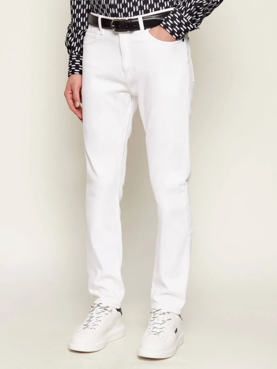Zdjęcie produktu HUGO Jeansy Hugo 708 | Slim Fit biały